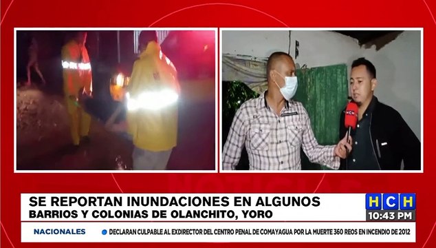 Reportan inundaciones en varios barrios y colonia de Olanchito, Yoro