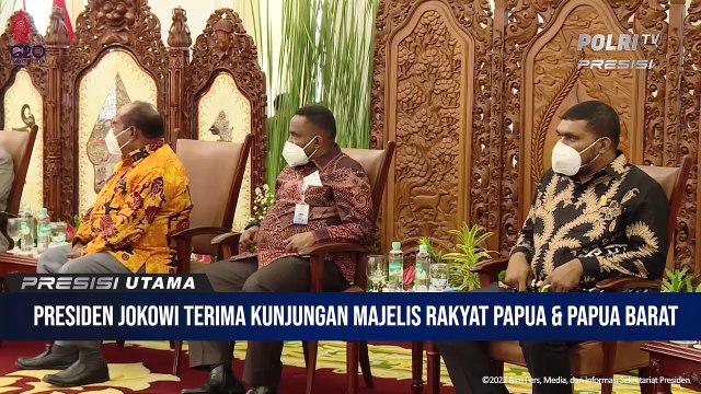 Presiden Jokowi Temui Majelis Rakyat Papua Provinsi Papua dan Papua Barat di Istana Bogor