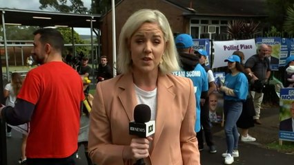 Prime Minister Scott Morrison casts his vote in seat of Cook