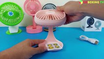 Mini Fan - Strong Wind Fresh Summer, Rechargeable Handheld Foldable