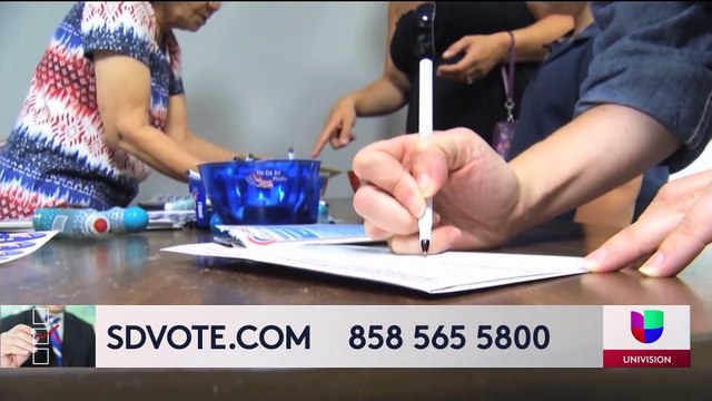 Inician las elecciones en San Diego y usted ya puede votar.
