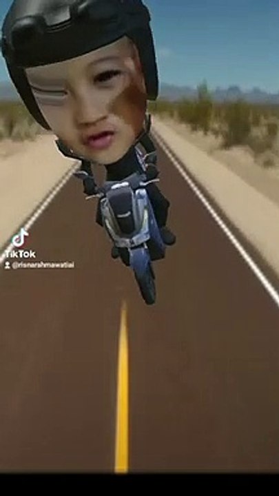 Bocil kebut kebutan pake motor
