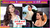 Adaa Khan Praised Hina Khan & Helly Shah For Cannes 2022