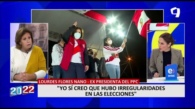 Lourdes Flores: “Yo sí creo que hubo irregularidades en las elecciones”