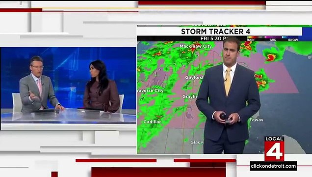 Tornado touches down Friday in Gaylord; Stores damaged, vehicles tossed, injuries reported