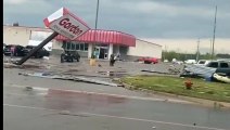Gaylord Michigan Tornado May 20, 2022. Massive destruction. video compilation from local residents.