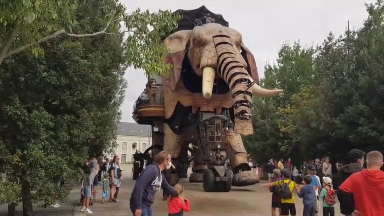 La France 2021.Nantes Les Machines de l'Ile. L'éléphant.