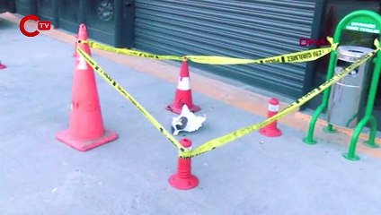 Balık tutarken bulduğu top mermisiyle minibüse bindi