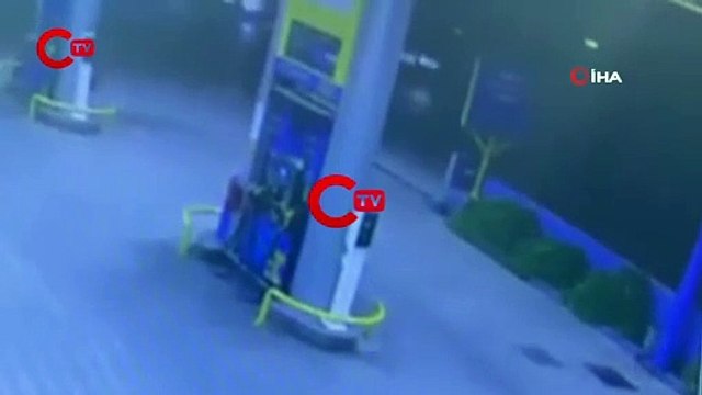 Faciadan dönüldü: Kaza yapmamak için 'benzinliğe' daldı