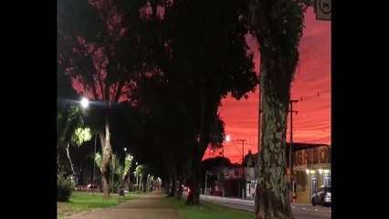 Com nascer do sol espetacular, sabadão deve ser nublado porém sem chuva