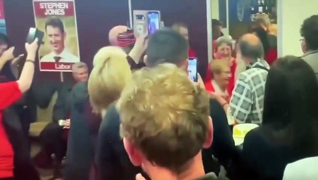 New Cunningham MP Alison Byrnes celebrates