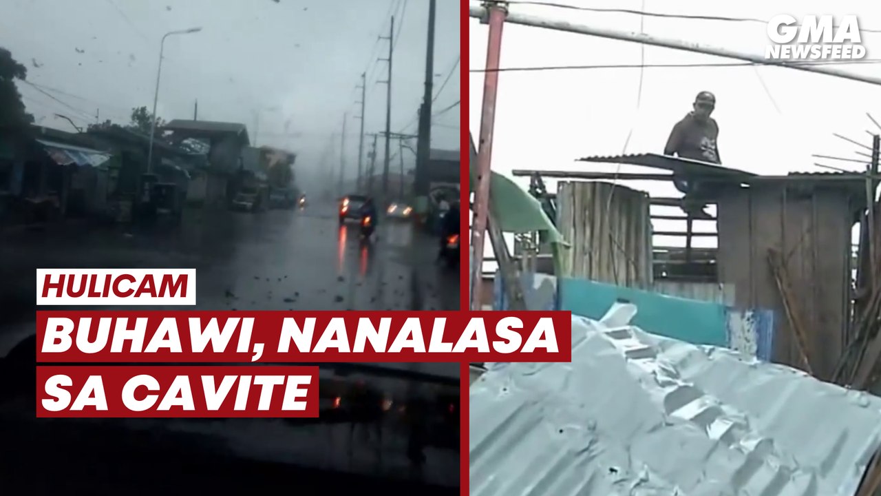 Hulicam: Buhawi, nanalasa sa Cavite | GMA News Feed