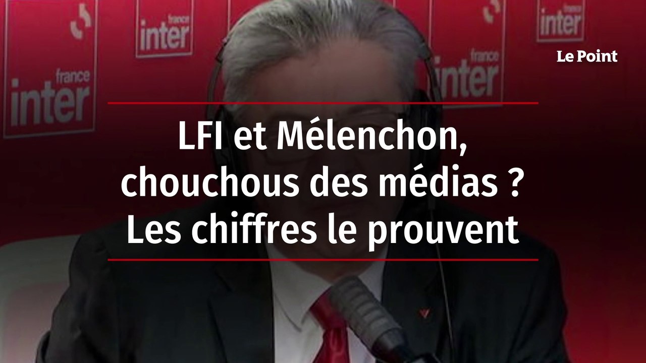 LFI et Mélenchon, chouchous des médias ? Les chiffres le prouvent