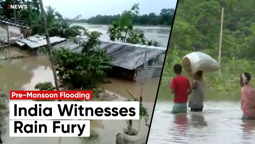 Heavy Rain Leads To Flooding In Assam; Waterlogging In Tripura, Kerala, And Karnataka