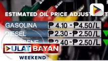 Dagdag-bawas sa presyo ng produktong petrolyo, ipatutupad sa susunod na linggo