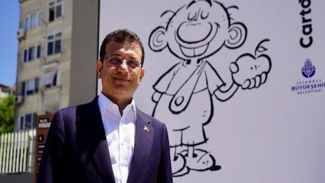 İmamoğlu, Karikatür ve Mizah Festivali’ni ziyaret etti