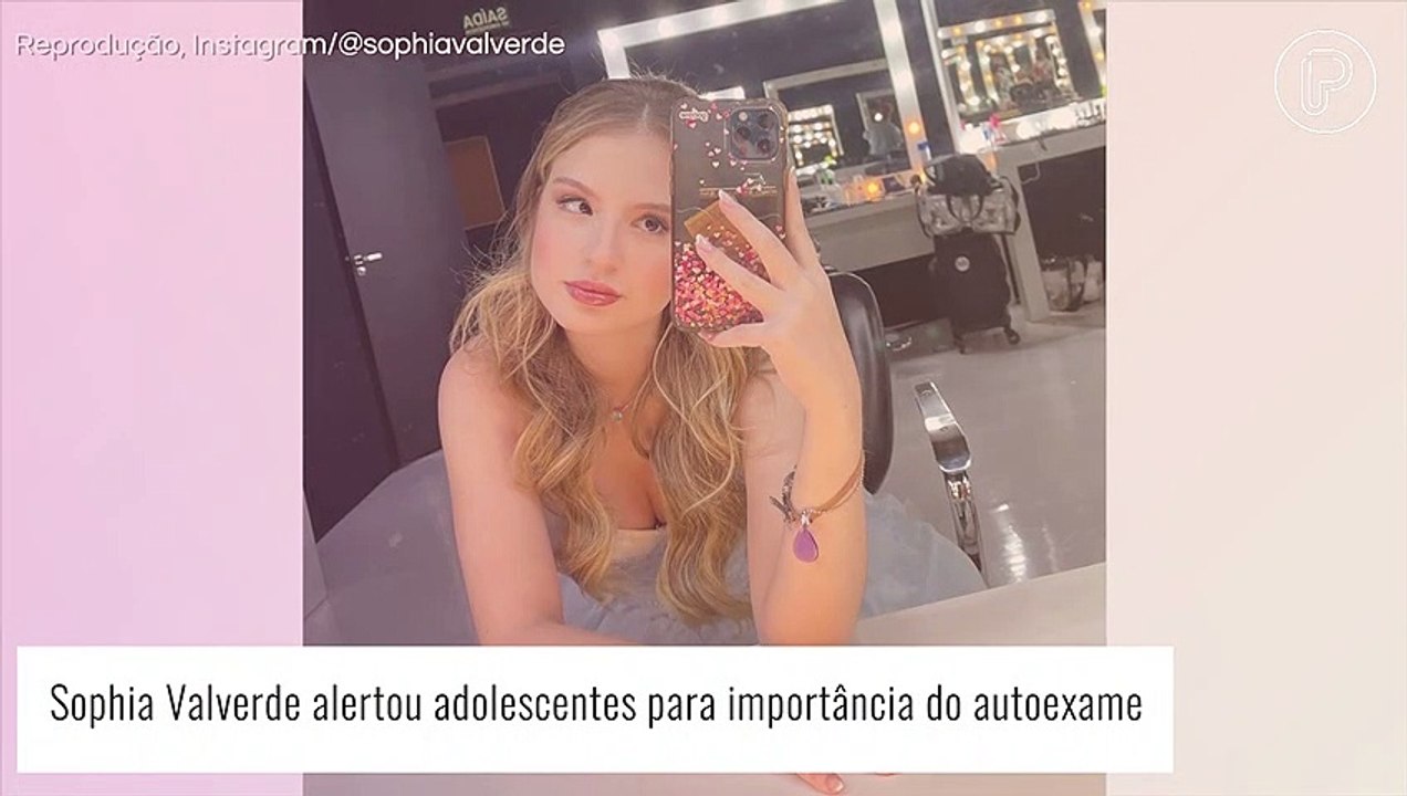Sophia Valverde, de 'Poliana Moça', pediu para ouvir música antes de cirurgia para retirar nódulo do seio