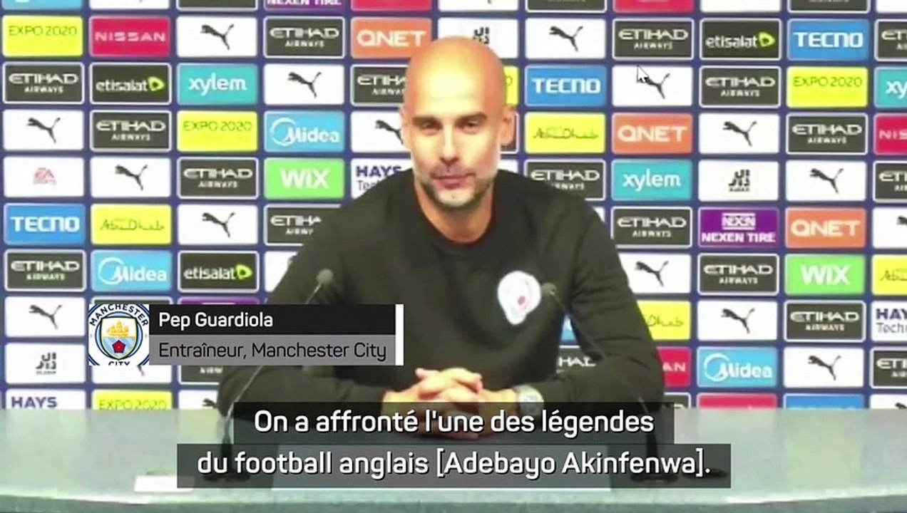 Pep Guardiola : "Adebayo Akinfenwa ? On a affronté une légende du football anglais"