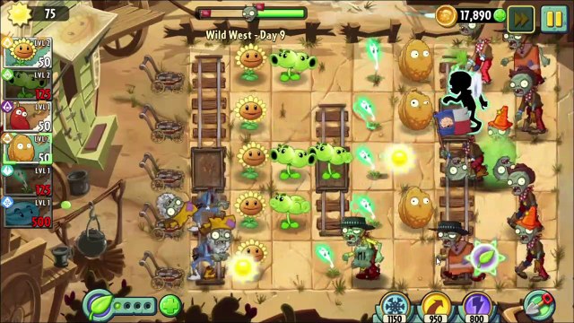 Plants vs. Zombies 2 - Gameplay Walkthrough Part 8 - Wild West (iOS, Android)