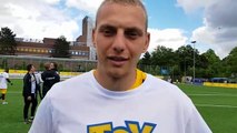 1:0-Torschütze Fabian Istefo nach dem LOTTO-Pokalsieg seines FC Teutonia 05 im Interview!