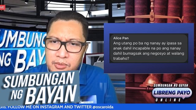 Ang utang ba ng nanay ay utang din ng anak nito? | Sumbungan ng Bayan