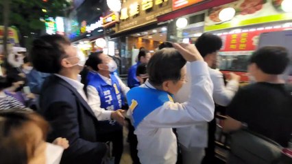 경찰, 이재명 향해 철제그릇 던진 60대 구속영장 / YTN