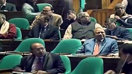 আল্লামা সাইদির ঐতিহাসিক ভাষন। বাংলাদেশ সংসদ