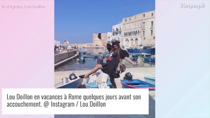 Lou Doillon enceinte : l'accouchement approche, photos de son baby bump en escapade italienne