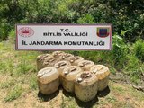 Bitlis kırsalında, patlayıcı yapımında kullanılan 430 kilogram amonyum nitrat ele geçirildi