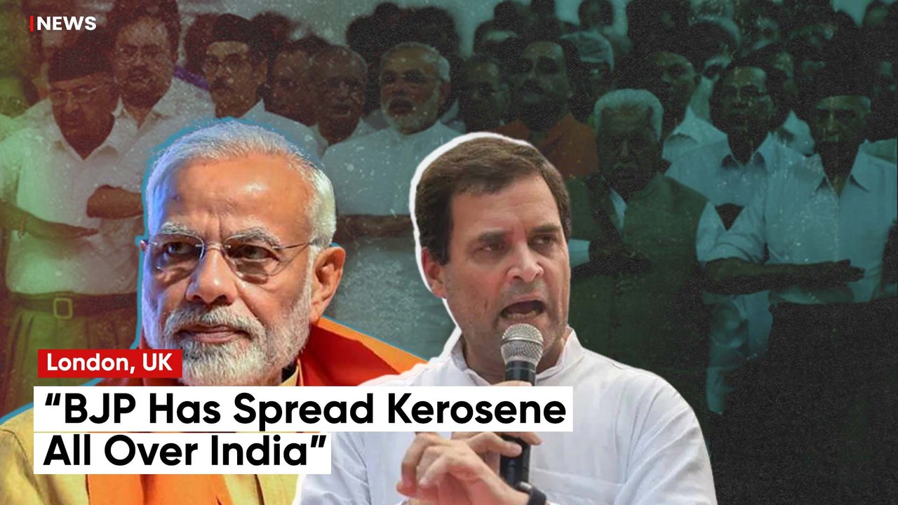 “Battle Between National Vision Of RSS And Congress,” Rahul Gandhi At London Conclave