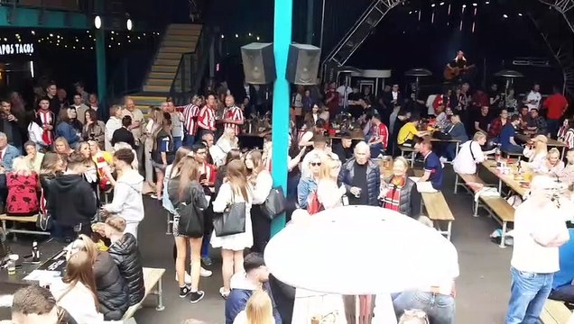 Sunderland v Wycombe: excitement ahead of kick-off at Stack Seaburn