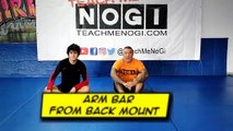 Arm Bar from Back Mount - BJJ Fundamentals