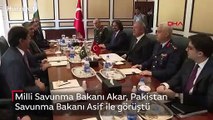 Milli Savunma Bakanı Akar, Pakistan Savunma Bakanı Asif ile görüştü