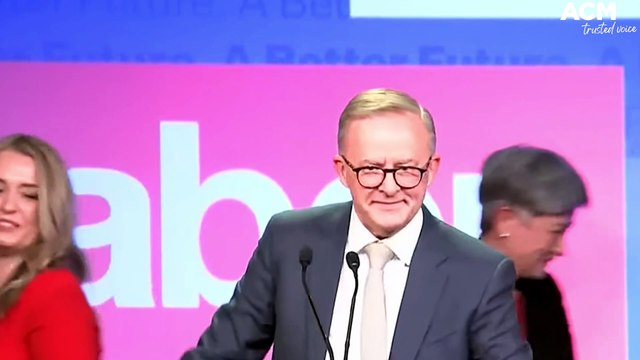 'I say to my fellow Australians, thank you for this honour', Anthony Albanese claims victory in the 2022 federal election