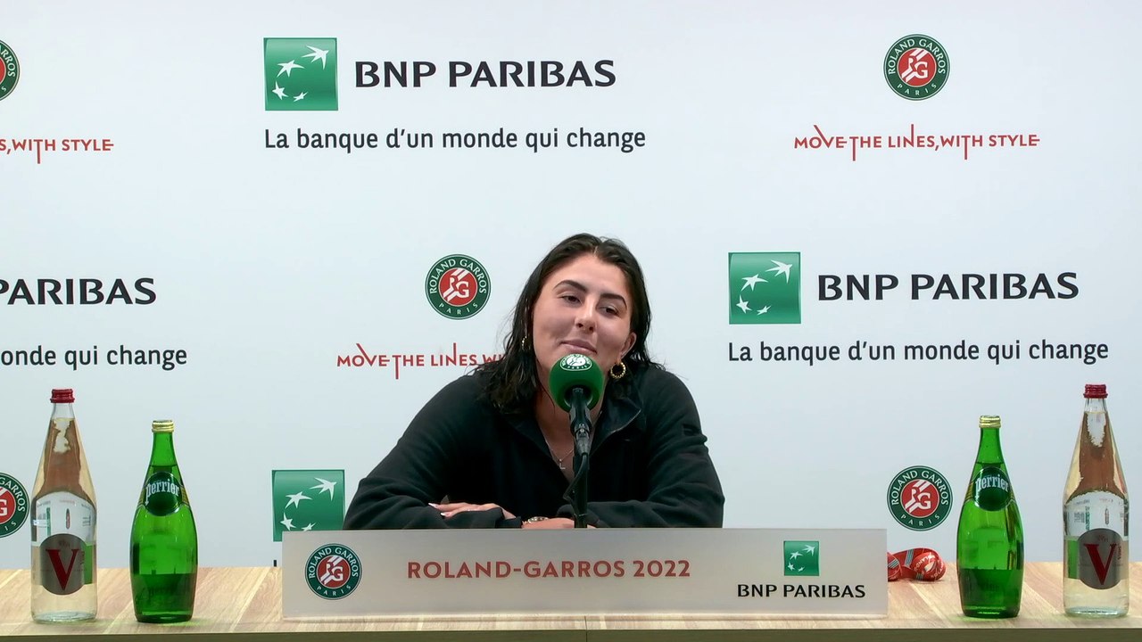 Roland-Garros 2022 - Bianca Andreescu : "I have a lot more confidence in myself. Even though I had this cut. I feel better mentally, physically"