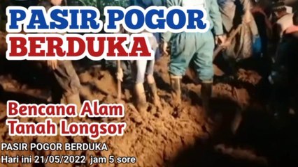 VIRAL VIDEO BENCANA LONGSOR HARI INI DI KP PASIR POGOR CIJERUK