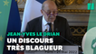 Pour son dernier discours au Quai d'Orsay, le Drian a multiplié les blagues