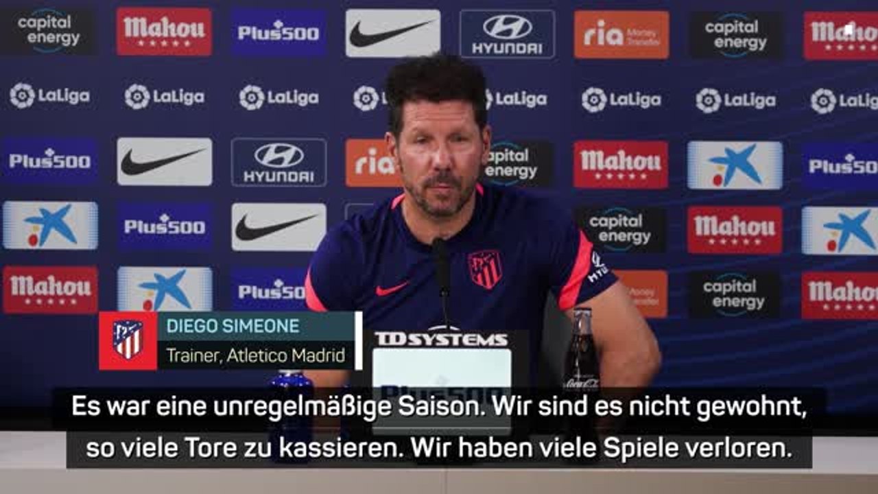 Simeone: Sind so viele Gegentore “nicht gewohnt”