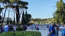 Lazio - Verona, l'ingresso dei tifosi allo Stadio Olimpico