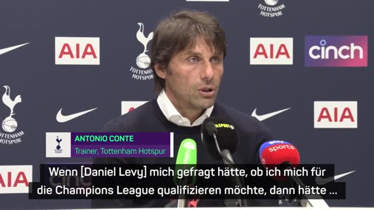 CL-Quali mit Spurs? Conte: “Machst du Witze?”