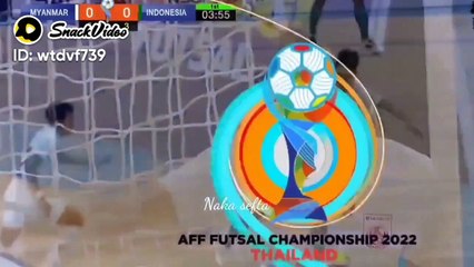 AFF futsal semi final Indonesia vs Myanmar