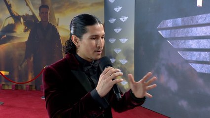 Danny Ramirez Top Gun Maverick UK Royal Premiere Interview