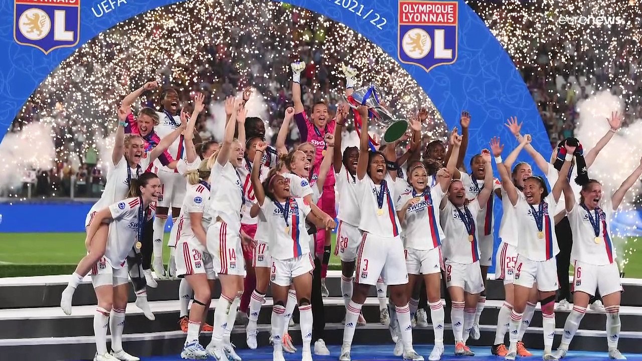 La lionesas arrasan en la final de la Liga de Campeones frente al Barcelona