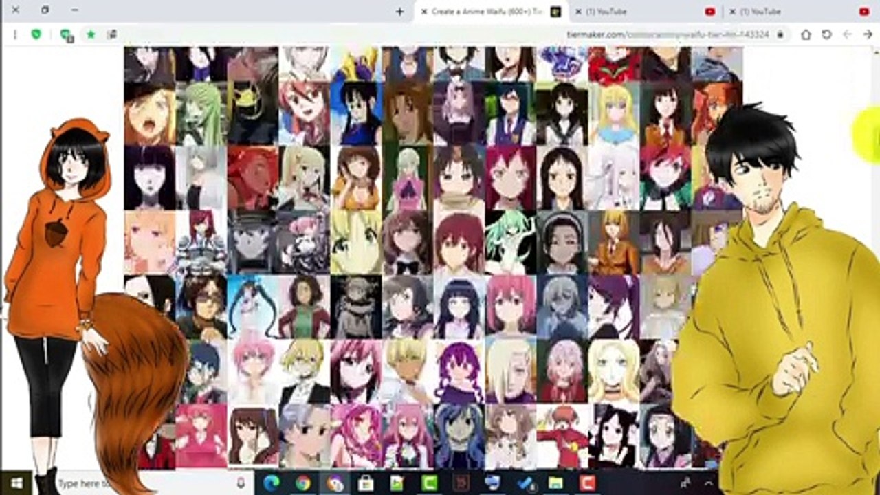 تقييم أفضل نساء الانمي حسب راي الشخصي#1 