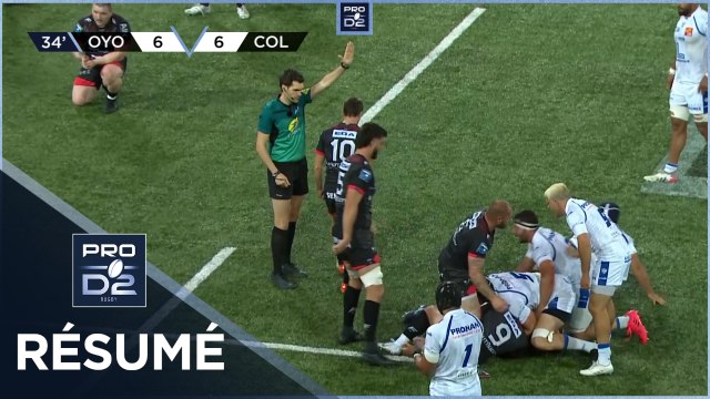 PRO D2 - Résumé Oyonnax Rugby-Colomiers Rugby: 19-15 - BARRAGE - Saison 2021/2022