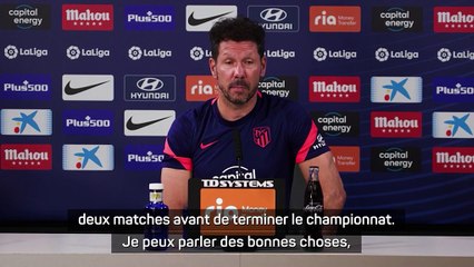 38e j. - Simeone dresse le bilan de la saison de l'Atlético