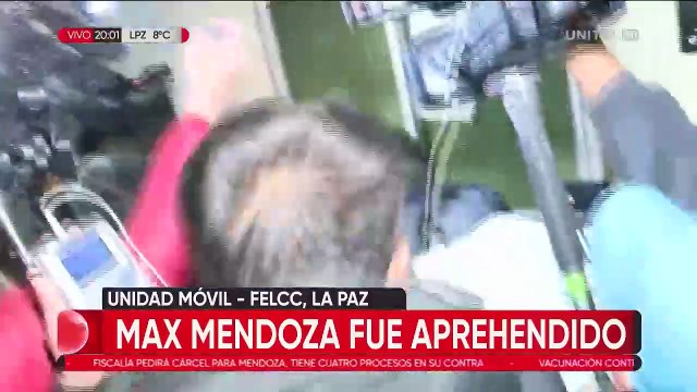 Max Mendoza será imputado por dos delitos y la Fiscalía pedirá su detención preventiva