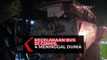 Kecelakaan Bus Tabrak Rumah di Ciamis, 4 Orang Meninggal Dunia