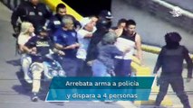 Balacera en protesta de ambulantes deja 5 heridos en Tlalnepantla; 3 son policías y una está grave