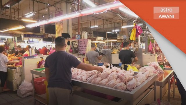 Isu Bekalan Ayam |Tinjauan harga ayam di pasar basah di Johor